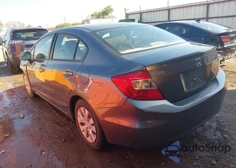 2012 Honda Civic Lx z USA, uszkodzony, nr VIN 19XFB2F59CE045372